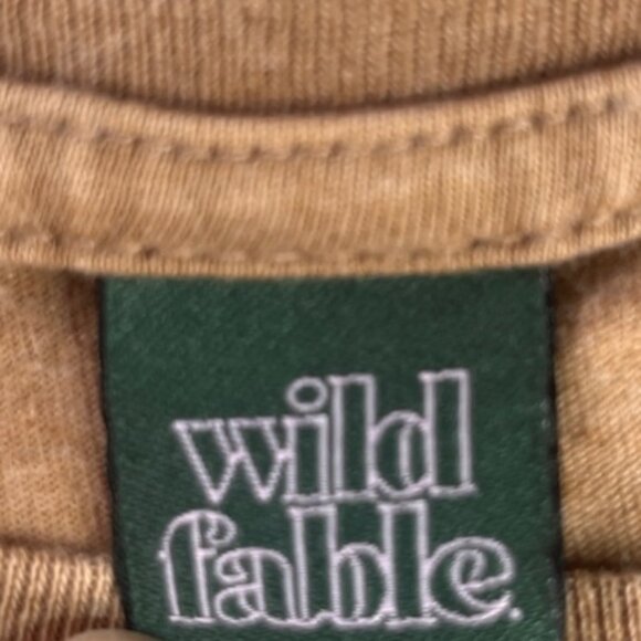 Wild Fable Cropped Tshirt Womens Large Caramelized Walnut Brown New - Picture 5 of 9
